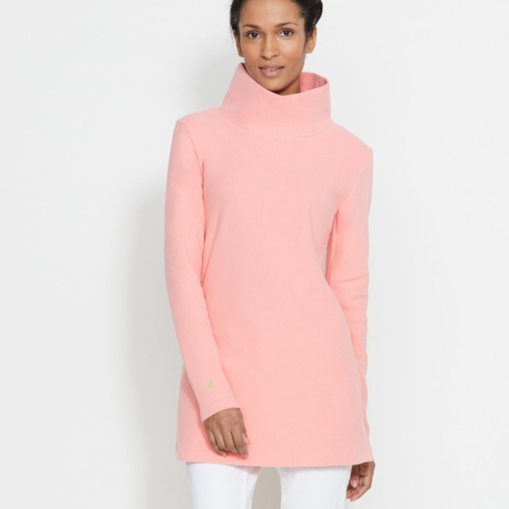 Dudley Stephen’s cobble hill terry fleece in coral